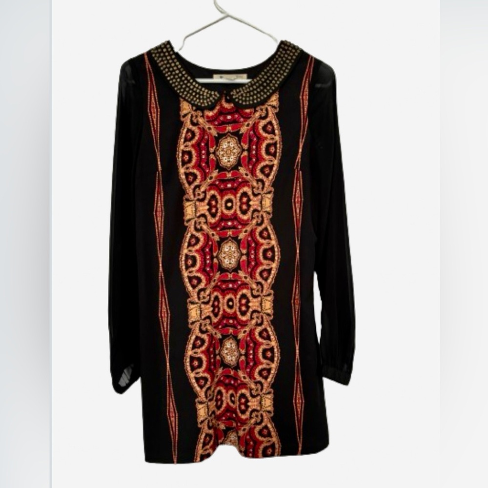 Yumi Long Sleeve Minidress - 2/4